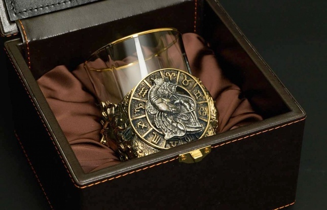 Стакан для виски Зодиак "Рак"  1 шт.  в подарочном кейсе с художественным оформлением 310 мл - фото №6