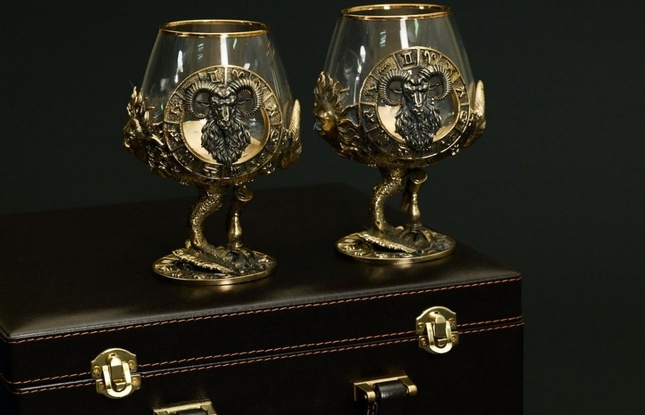 Бокал для вина "Гороскоп Овен"  1 шт.  в подарочном футляре с художественным оформлением  430 мл - фото №8