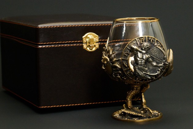 Бокал для коньяка Зодиак "Стрелец"  1 шт.  в подарочном футляре с художественным оформлением  430 мл