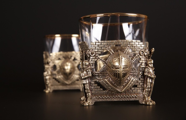 Набор стаканов для  виски "Рыцарь" 310 мл - фото №2
