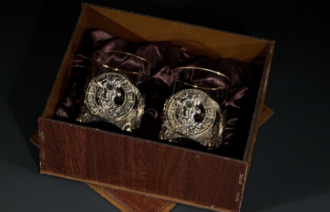 Стакан для виски Зодиак  "Водолей"  - фото №7