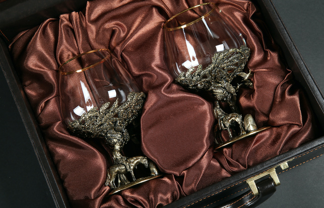 Бокал для коньяка «Витязь на распутье» 430 мл - фото №5