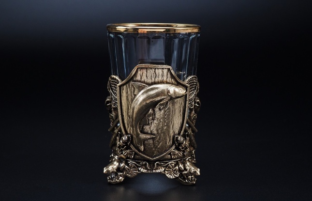 Набор рюмок «Трофейная Рыбалка» 50 мл - фото №1