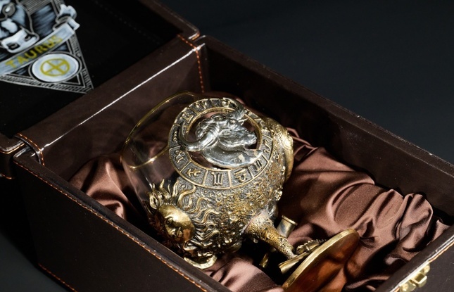 Бокал для коньяка Зодиак "Телец"  1 шт.  в подарочном футляре с художественным оформлением  430 мл - фото №3