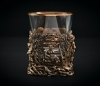 Подарочный набор стаканов для виски   Охота  4 шт. 310 мл в подарочном кейсе  с художественным оформлением - фото №6
