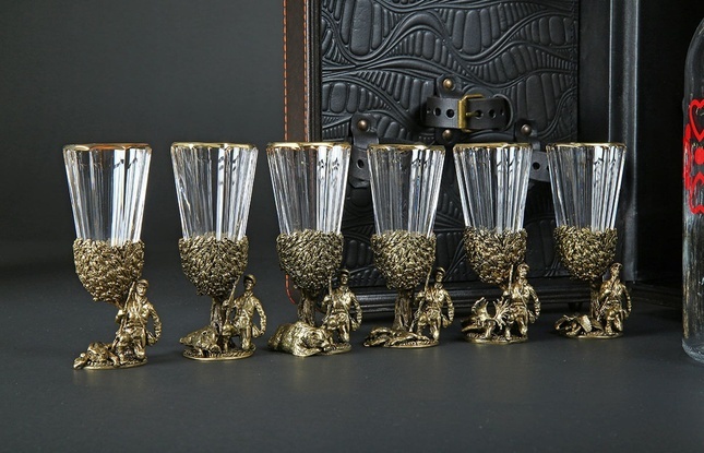 Кейс для алкоголя Арт-Мастер 6 "Охота" - фото №6