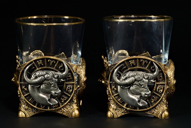 Стакан для виски Зодиак  "Телец"