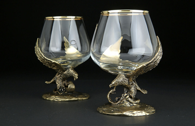 Бокалы для коньяка «Орел и Змей » 430 мл - фото №2