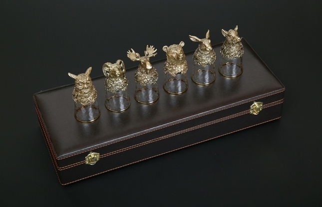 Подарочный набор чарок «Охота»  50 мл - фото №11