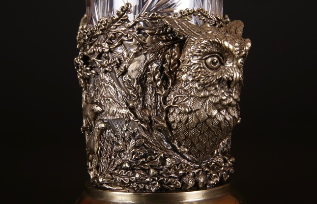 Подстаканник "Русский лес Сова" 250 мл - фото №3