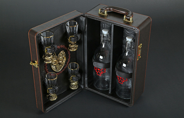 Кейс для алкоголя Арт-Мастер 9 "Рыбалка" - фото №2