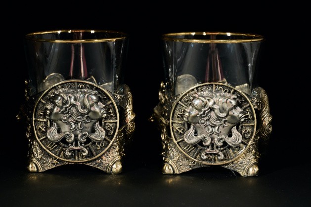 Стакан для виски Зодиак  "Близнецы"