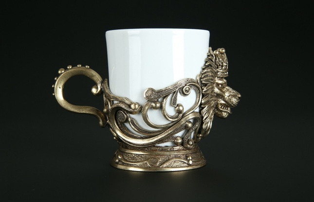 Чашка для кофе "Лев Vip" 200 мл - фото №2