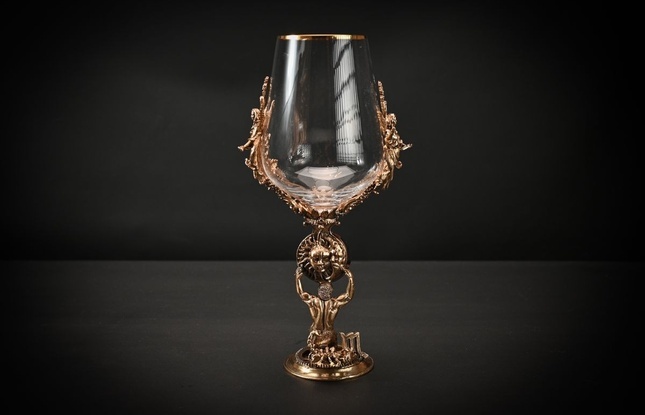 Бокал для вина "Гороскоп Скорпион"  2 шт.  в подарочном футляре с художественным оформлением  430 мл - фото №5