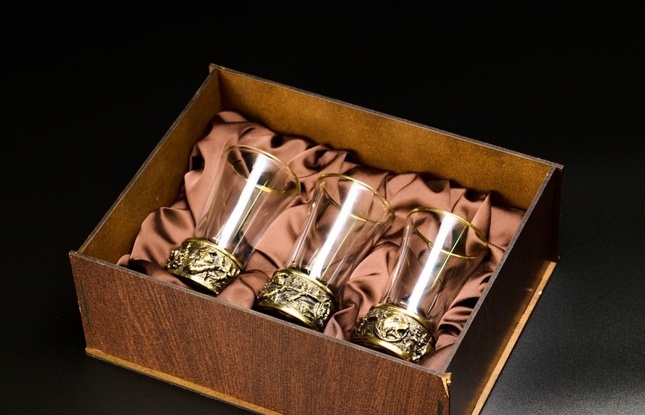 Набор стопок для текилы  "Охота на медведя" - фото №15