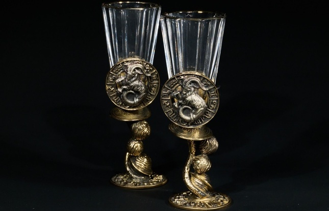 Набор лафитников для водки Знаки зодиака «Козерог» 50 мл - фото №1