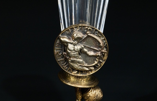 Набор лафитников для водки «Знаки Зодиака Стрелец» (2 шт.) в подарочном футляре c художественным оформлением 60 мл - фото №7