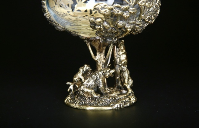 Бокал для коньяка «Три медведя» 430 мл - фото №1