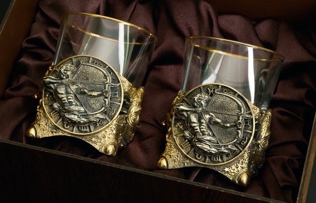 Стакан для виски Зодиак  "Стрелец" - фото №4