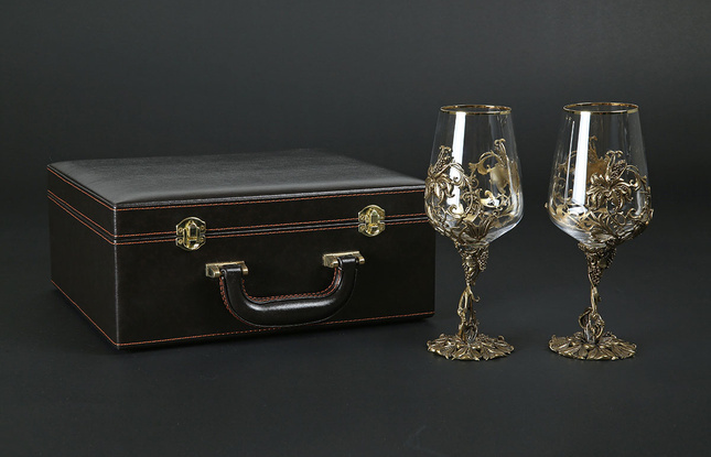 Бокал для вина «Цветок» 450 мл - фото №7