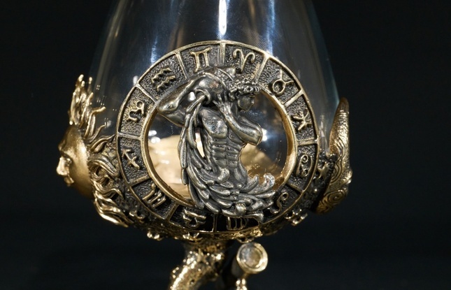 Бокал для коньяка Зодиак "Водолей"  2 шт.  в подарочном футляре с художественным оформлением  430 мл - фото №6