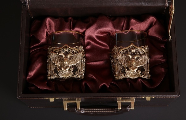 Набор стаканов  для виски "Герб" 310 мл - фото №4