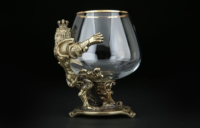 Бокал для коньяка «Лев Царский» 430 мл - фото №1