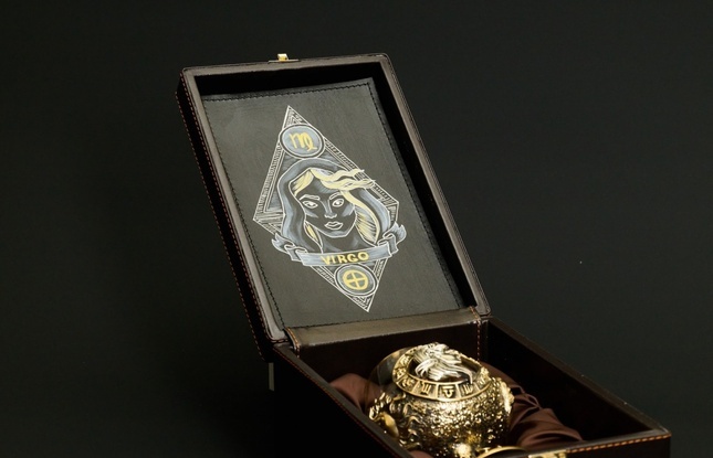 Бокал для коньяка Зодиак " Дева"  1 шт.  в подарочном футляре с художественным оформлением  430 мл - фото №2