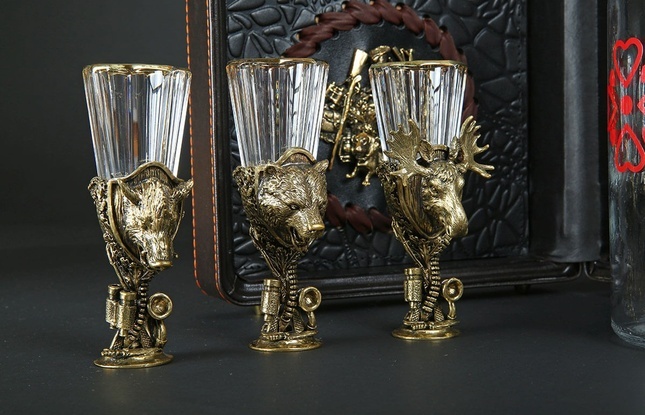 Кейс для алкоголя Арт-Мастер 12  "Охота Трофей" - фото №4