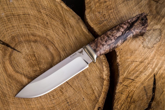 Нож «Лань» (Elmax, стабилизированная карельская береза)