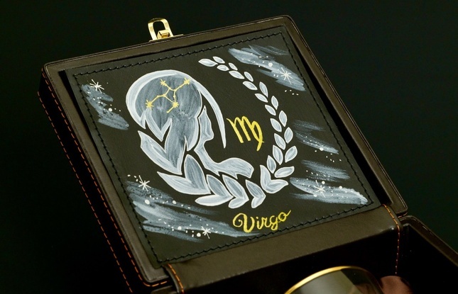 Стакан для виски Зодиак "Дева"  1 шт.  в подарочном кейсе с художественным оформлением 310 мл - фото №4