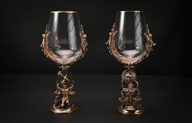 Бокал для вина "Гороскоп Весы"  1 шт.  в подарочном футляре с художественным оформлением  430 мл - фото №4