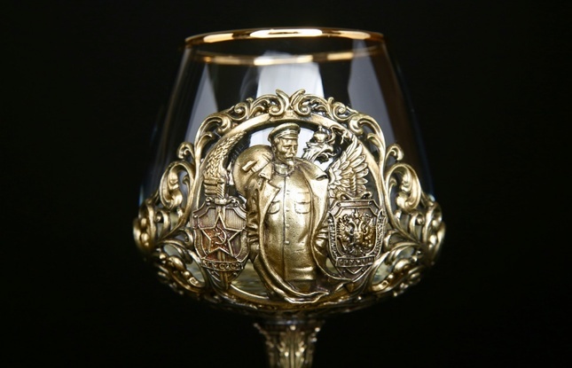Бокал для коньяка "ФСБ Дзержинский" 430 мл - фото №4