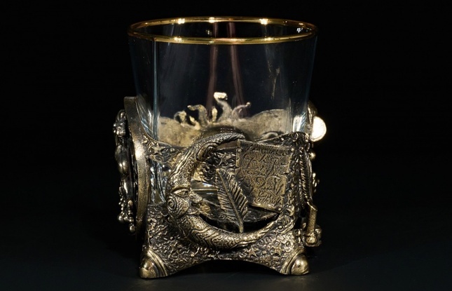 Стакан для виски Зодиак  "Лев"  - фото №2