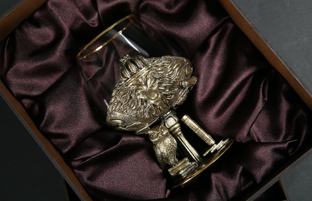 Бокал для коньяка «Мудрому начальнику» 430 мл - фото №6