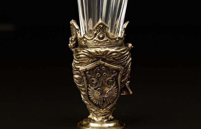 Набор рюмок-лафитников «Лев» 2 шт  в подарочном футляре с художественным оформлением  50 мл - фото №6