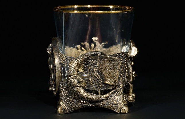 Стакан для виски Зодиак  "Близнецы"  - фото №2