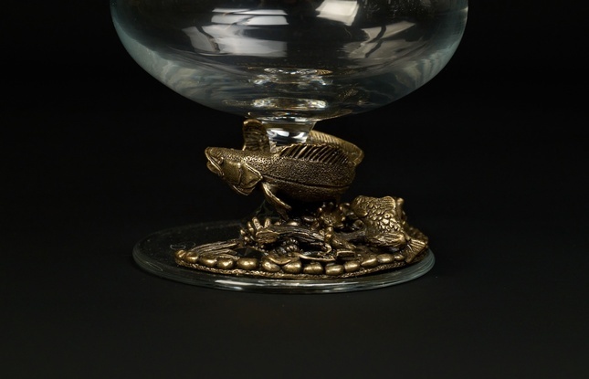 Бокал для коньяка "Рыбалка" эконом 430 мл - фото №9