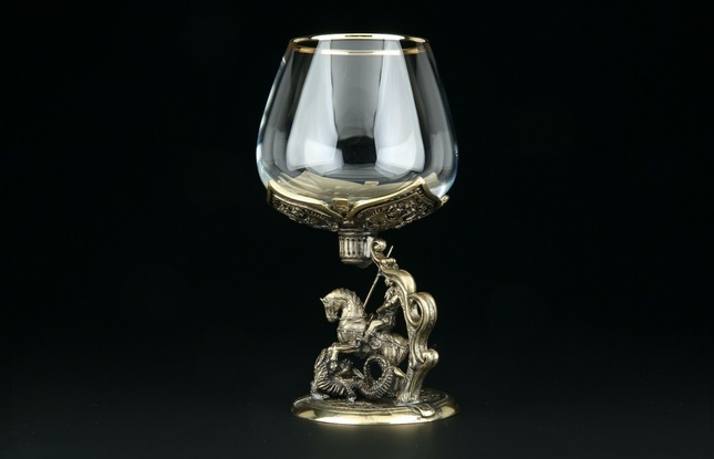 Бокал для коньяка «Георгий Победоносец» 430 мл - фото №1