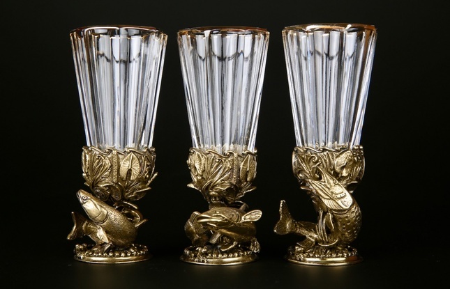 Набор рюмок-лафитников «Рыбы» 50 мл - фото №1