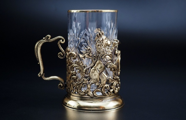 Подстаканник «Юбилейный» (35,40,45,50,55,60,65,70 Лет) 250 мл - фото №10