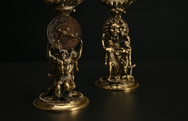 Набор бокалов для вина «Зодиак Близнецы» (2шт.) в подарочном футляре 450 мл - фото №1