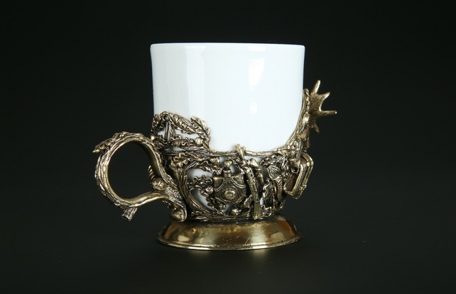 Чашка для кофе "Трофейный Лось" 200 мл - фото №3