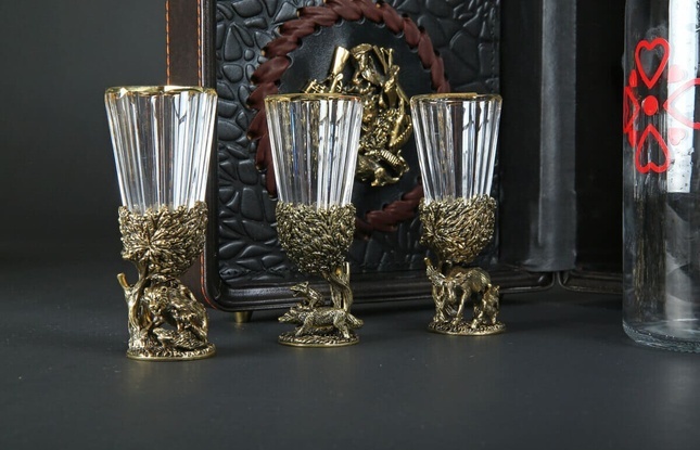 Кейс для алкоголя Арт-Мастер 14 "Русский лес" - фото №4