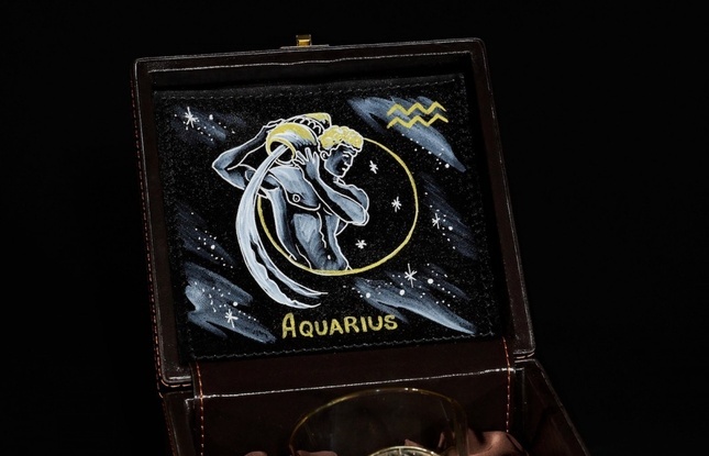 Стакан для виски Зодиак  "Водолей"  1 шт.  в подарочном кейсе с художественным оформлением 310 мл - фото №2