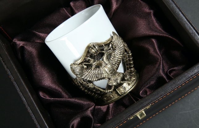 Чашка для кофе "Герб РФ" 200 мл - фото №10