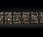 Подарочный набор стаканов для виски   Охота   6 шт. 310 мл в подарочном кейсе  с художественным оформлением - фото №3