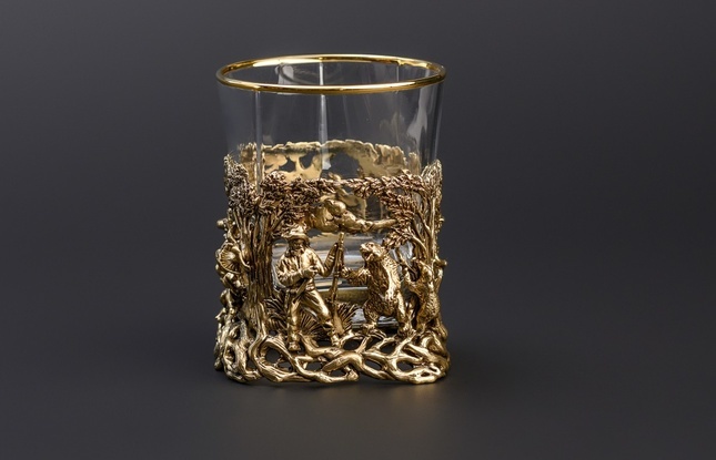 Подарочный набор стаканов для виски «Охота» 310 мл - фото №4