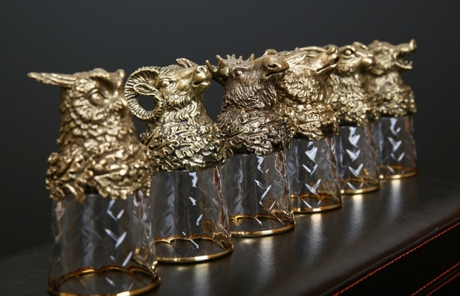 Подарочный набор чарок «Охота»  50 мл - фото №8