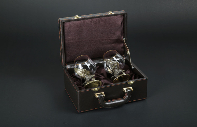 Бокалы для коньяка «Орел и Змей » 430 мл - фото №6